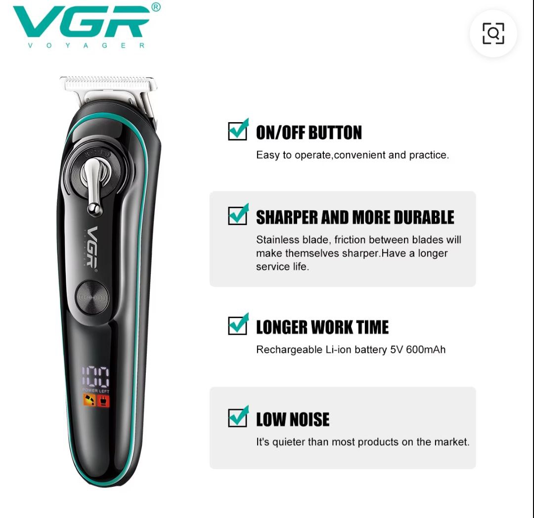 ماكينة حلاقة الشعر الكهربائية VGR V-055 للرجال VGR V-055 Tondeuse à Cheveux électrique pour Hommes