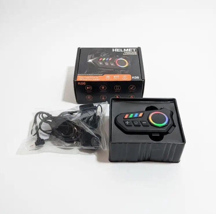 Bluetooth Casque Moto Sans fil LED سماعة رأس ذكية للدراجات النارية