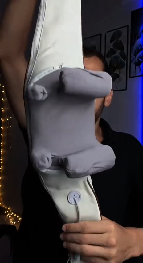 مدلك العجن جهاز تدليك حراري متعدد الوظائف للجسم والكتفين Appareil de Massage Multifonctionnel Thermique pour le Corps et les Epaules Masseur pétrissage trapèzes