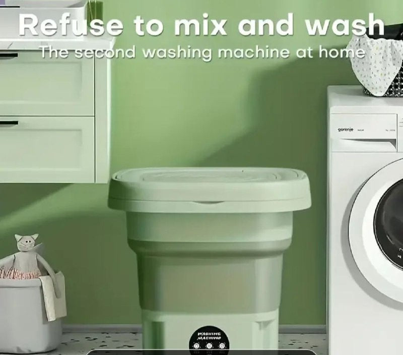 غسالة ملابس محمولة قابلة للطي machine à laver pliable portable