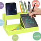 Organiseur de bureau 1pc, conteneur de stylo avec tablette d'écriture LCD, organisateur de bureau, nouveau style