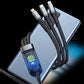 Câble de charge multi-connecteurs 100W 3in1 Fast charging