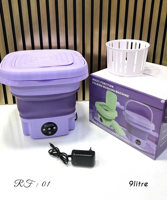 غسالة صغيرة متعددة الوظائف قابلة للطي Mini Machine à laver 9L Multi fonctions Folding Washing Machine