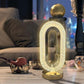 مصباح طاولة مع منافذ شحن USB، مصباح طاولة من الكريستال Lampe de table avec ports de chargement USB