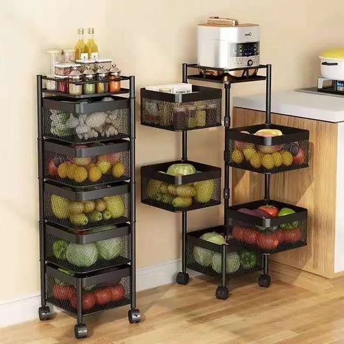 Etagères de rangement rotatives pour la cuisine رفوف تخزين دوارة للمطبخ