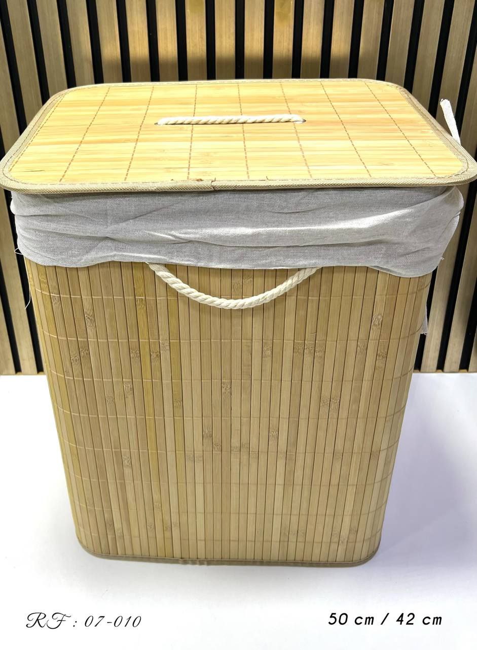 Sac pour ling en bois de bamboo Bamboo Laundry Hamper