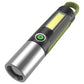 Mini lampe de poche LED COB super lumineuse portable, porte-clés مصباح يدوي LED COB صغير فائق السطوع محمول، سلسلة مفاتيح