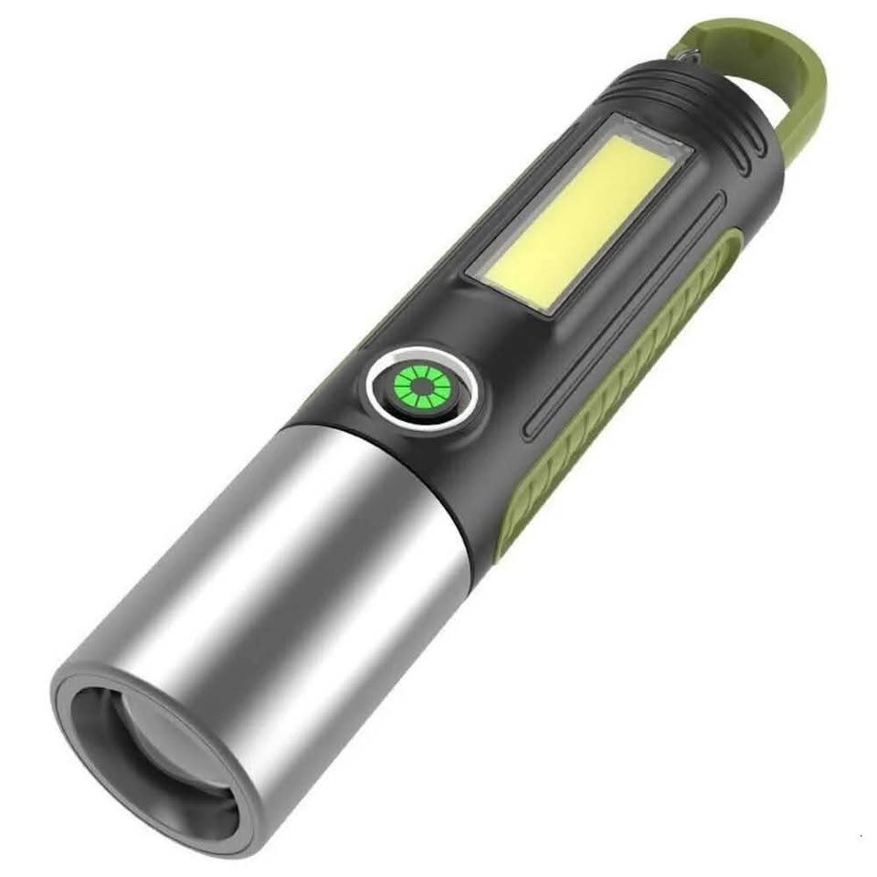 Mini lampe de poche LED COB super lumineuse portable, porte-clés مصباح يدوي LED COB صغير فائق السطوع محمول، سلسلة مفاتيح