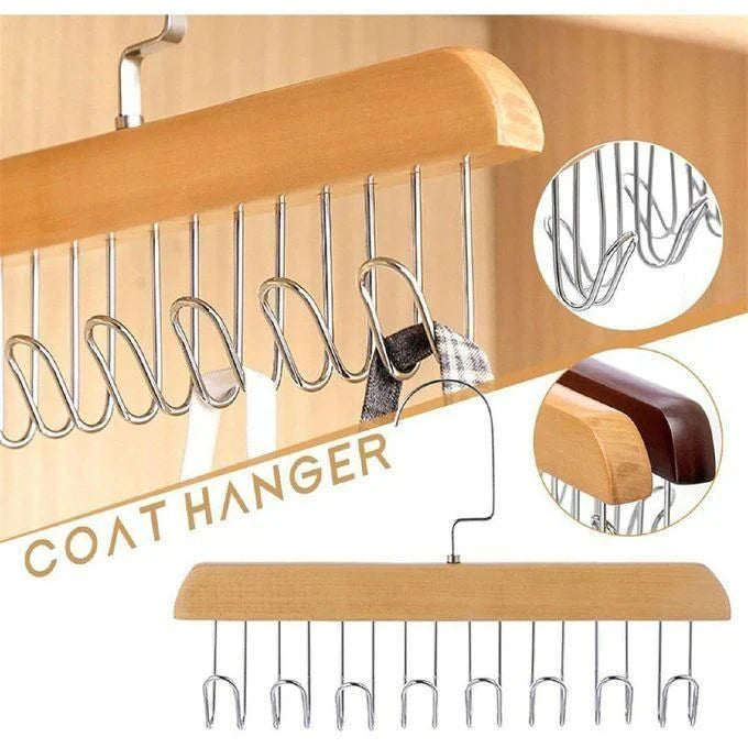 10 علاقات متعددة لتوفير المساحة للملابس والإكسسوارات 10 Cintre Multiple Économiseur d'Espace pour Vêtements et Accessoires