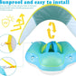 عوامة قابلة للنفخ للمسبح مع مظلة، للأطفال، عوامة للرضع Bouée gonflable avec auvent, pour enfants