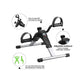 دراجة تمارين رياضية صغيرة محمولة مزودة بدواسات Leg Pedal Exerciser Mini vélo d'exercice portable avec pédales machine de musculation vélo d'entraînement des jambes et des bras