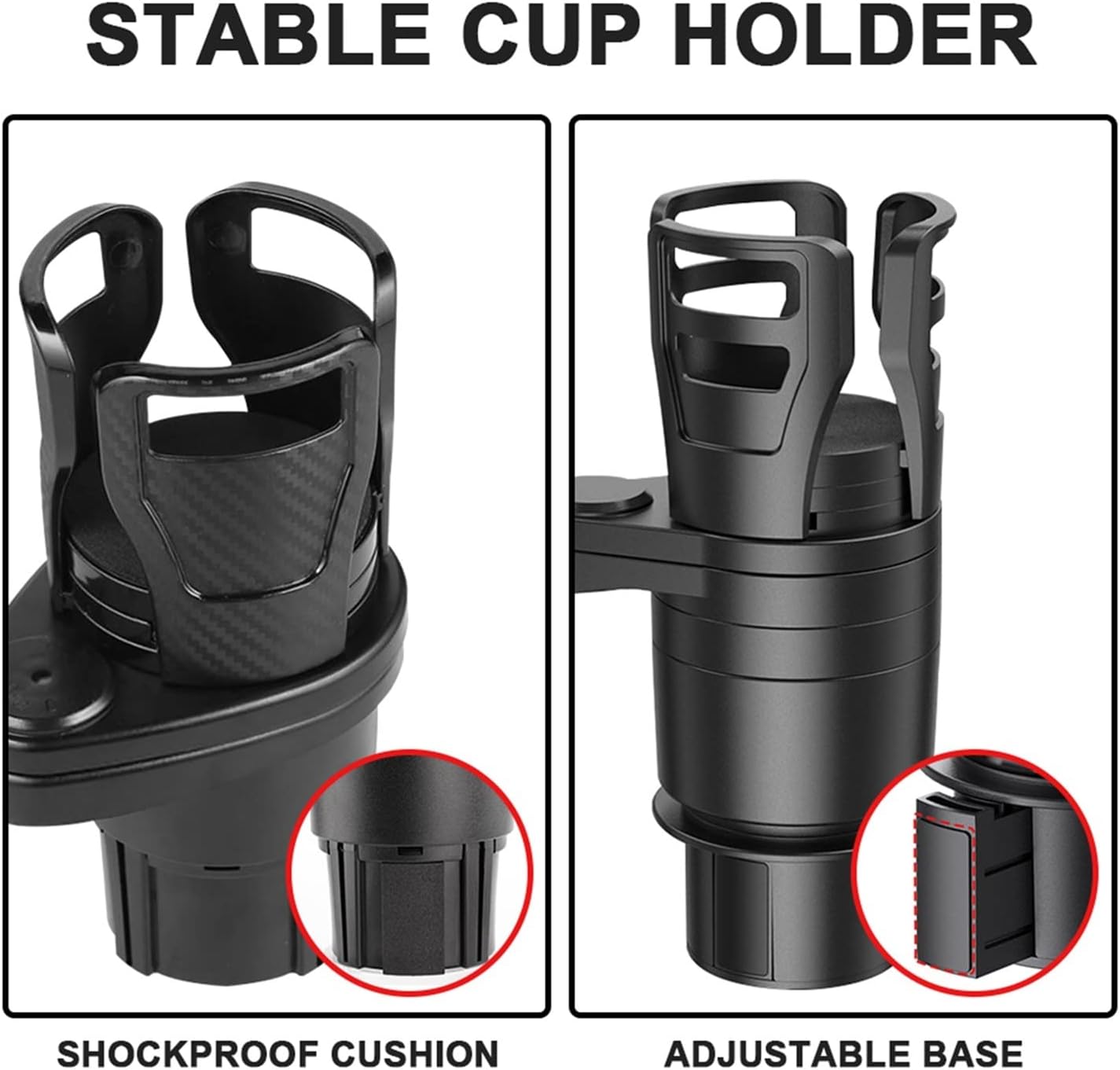 Porte-gobelet de voiture 2 en 1 حامل أكواب السيارة