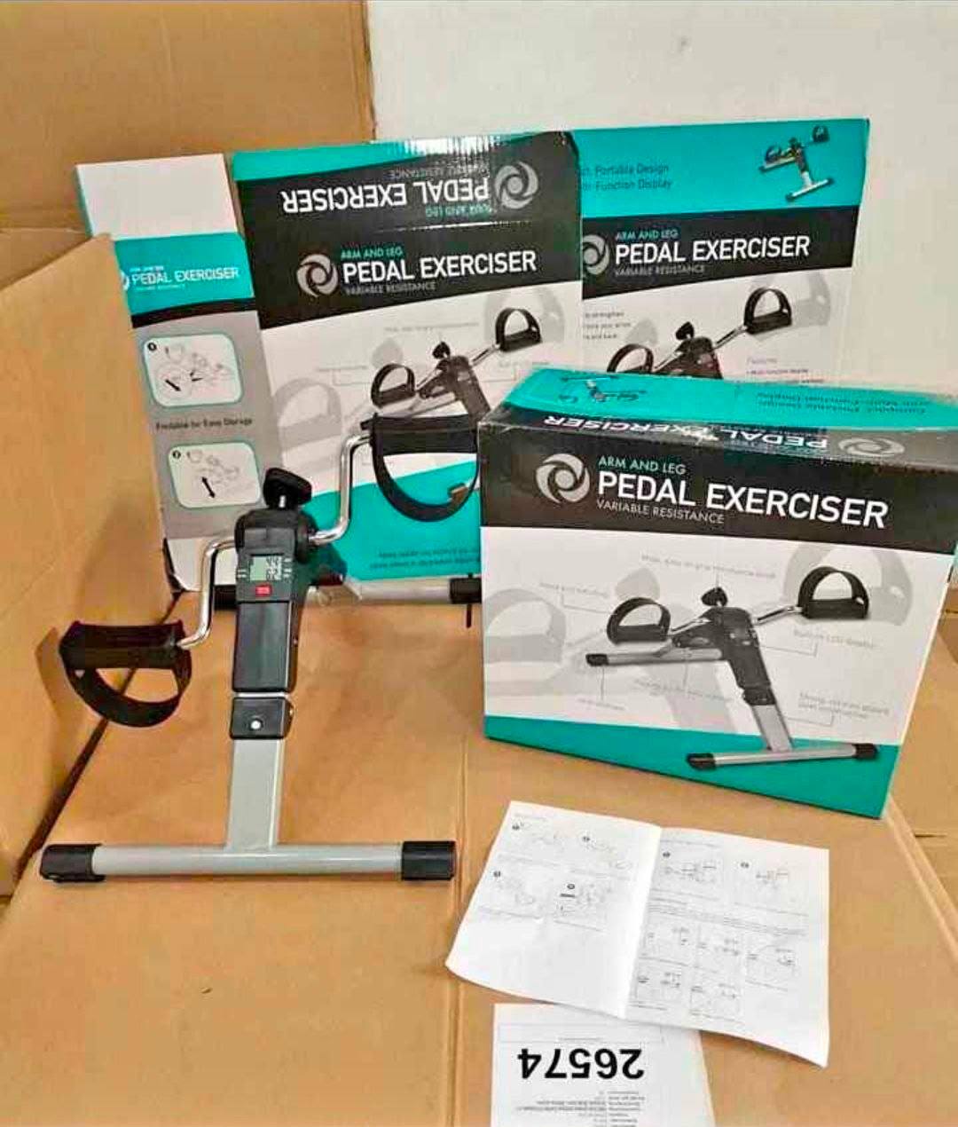 جهاز تمارين الدواسة للذراعين والساقين Arm and leg Pedal Exerciser Vélo d'exercice pliable pour les jambes et les bras
