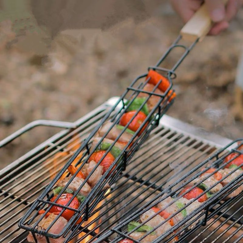 4 قطع شواية غير لاصقة للمطبخ Grille à barbecue antiadhésive pour cuisine