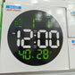 Wall clock Horloge murale numérique grand écran SM-602 ساعة حائط رقمية بشاشة كبيرة