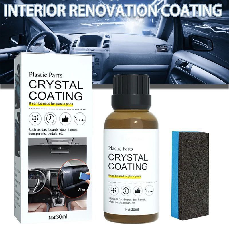 Crystal Coating Revêtement Cristal pour Voiture طلاء كريستالي للسيارات، طلاء كريستالي للأجزاء البلاستيكية