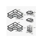 5قطع للحمام مصنوع من الفولاذ المقاوم للصدأ Wall Mounted Shower Caddy with Strong Adhesive
