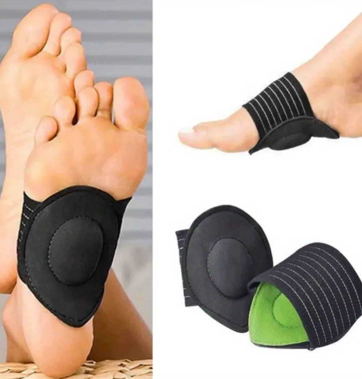 وسادات ضغط القدم من السكر، لعلاج تقوس القدمين Coussinets D'acupression De Pied En Duvet De Sucre