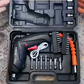 Tournevis électrique avec accessoires 47Pcs, mini visseuse sans fil rechargeable