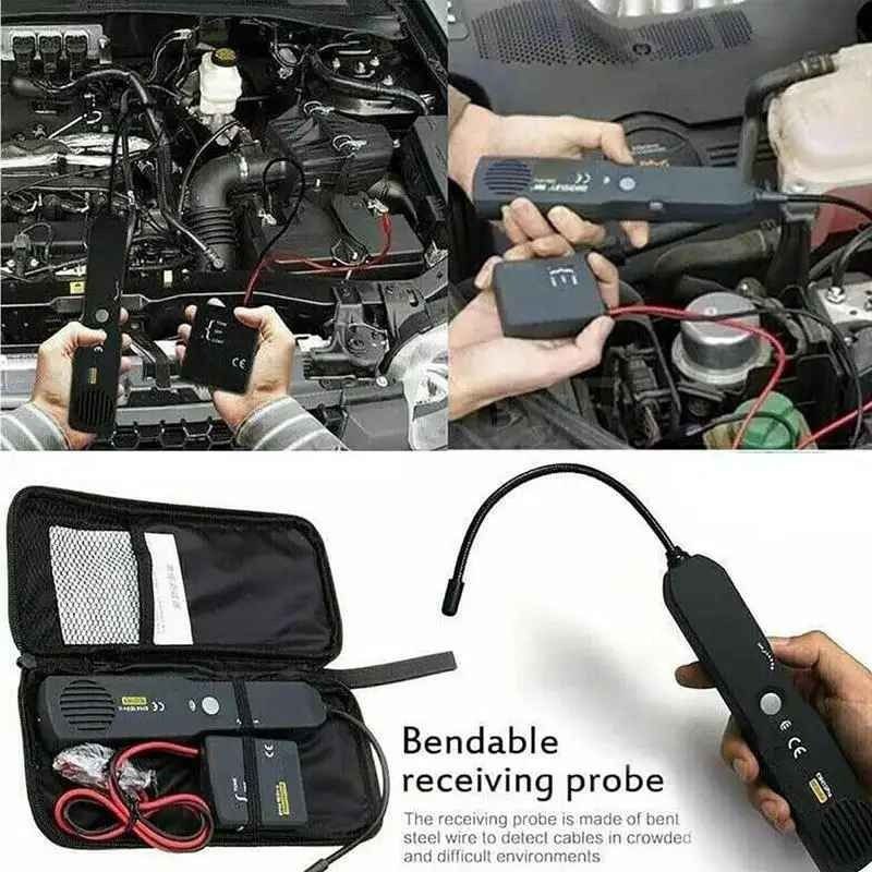 جهاز اختبار كابلات السيارة للكشف عن الدوائر المفتوحة والقصيرة الكهربائية Testeur de transpondeur automobile EM415PRO avec câble de sonde flexible