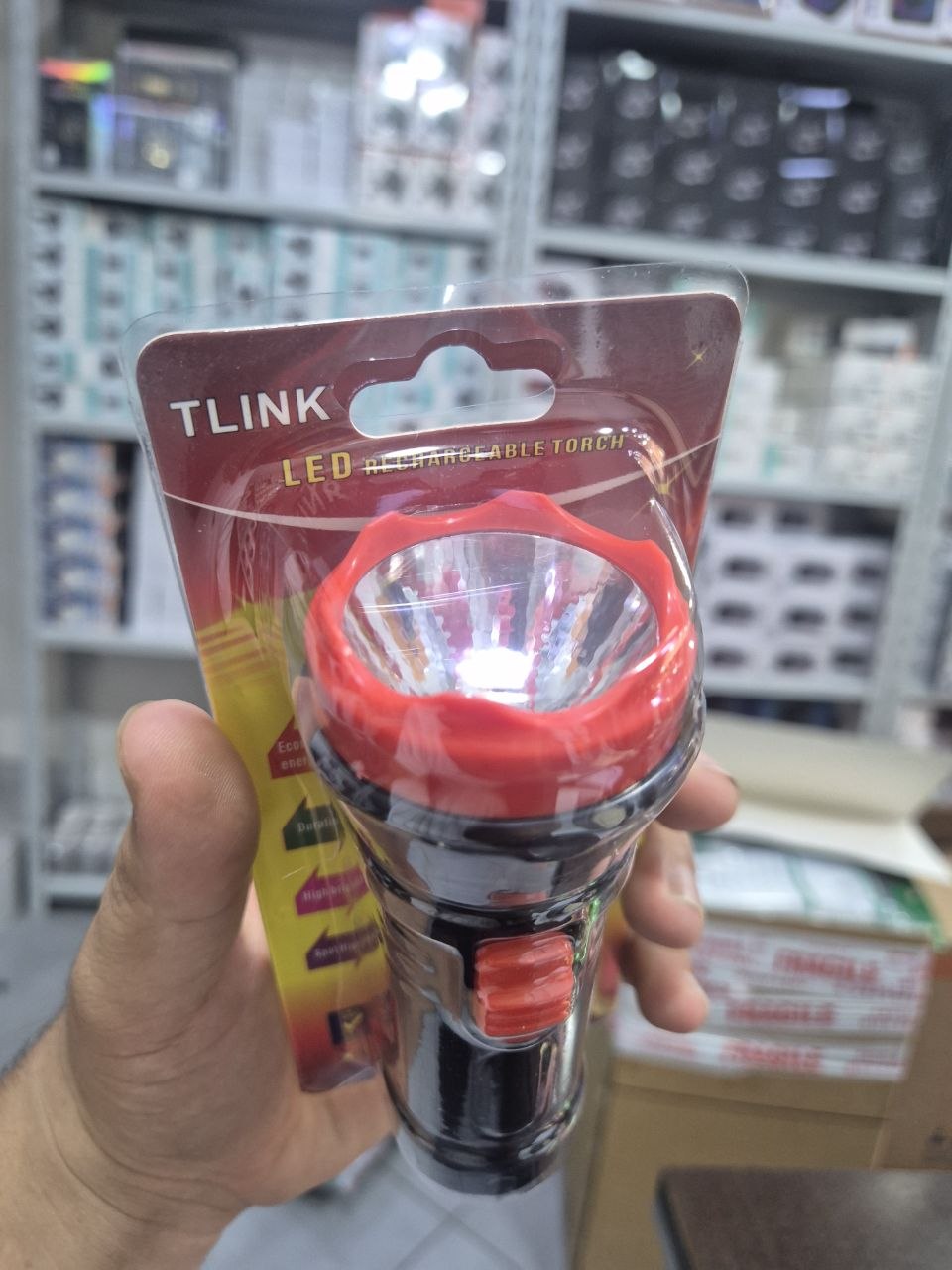 Lampes de poche T-LINK LED rechargeable مصباح يدوي LED قابل لإعادة الشحن من T-LINK