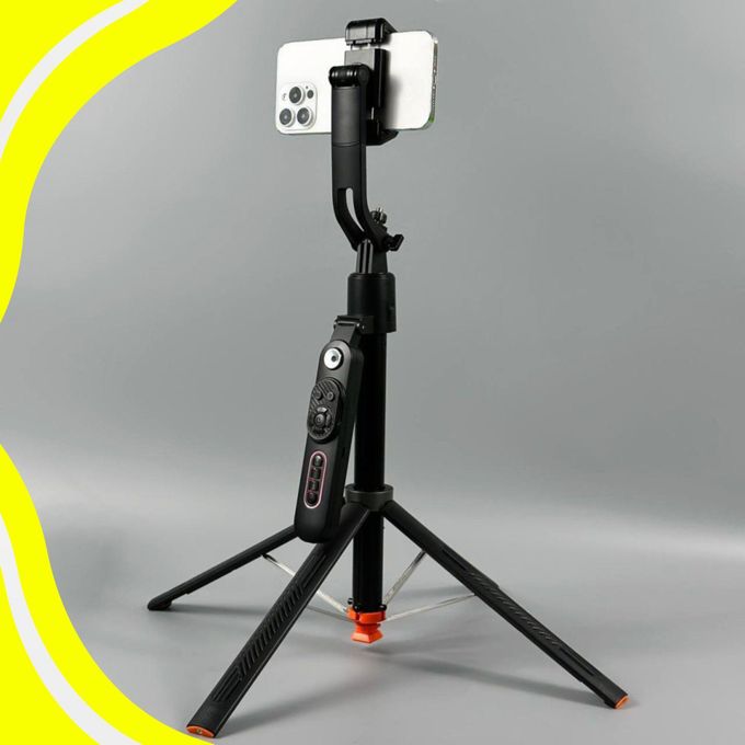 عصا سيلفي طراز Q625 مزودة بتقنية التتبع الذكي بالذكاء الاصطناعي Bâton Selfie Gimbal Q625 AI Suivi Intelligent 360° avec Trépied
