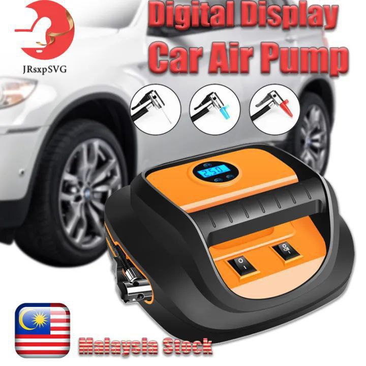 مضخة إطارات السيارة الكهربائية، ضاغط مع شاشة رقمية LED Pompe à pneus électrique pour voiture,compresseur à affichage numérique