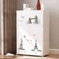 3D Decorated Triple Door Shoe Storage  JL 04
