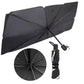 مظلة شمسية قابلة للطي على شكل مظلة مصممة للزجاج الأمامي للسيارة Pare-soleil pliable en forme de parapluie pour pare-brise avant de voiture