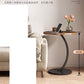 طاولة شاي دائرية عصرية طاولة جانبية متنقلة Table à Thé Moderne Ronde Table d’Appoint Mobile pour Salon