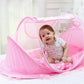 Lit Portable pliable pour bébé 4 pièces, moustiquaire سرير أطفال قابل للطي مكون من 4 قطع مع ناموسية