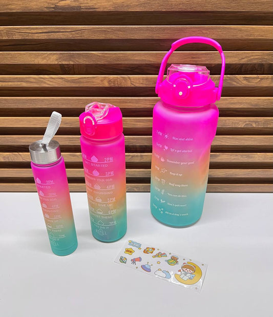 قنينات بمختلف الأحجام 3PCS