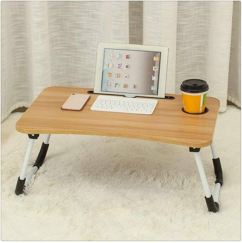 Table de lit pour ordinateur portable, bureau pliable et portable