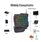 لوحة مفاتيح ألعاب بيد واحدة VENCOR K601 RGB Clavier Gaming Monomains