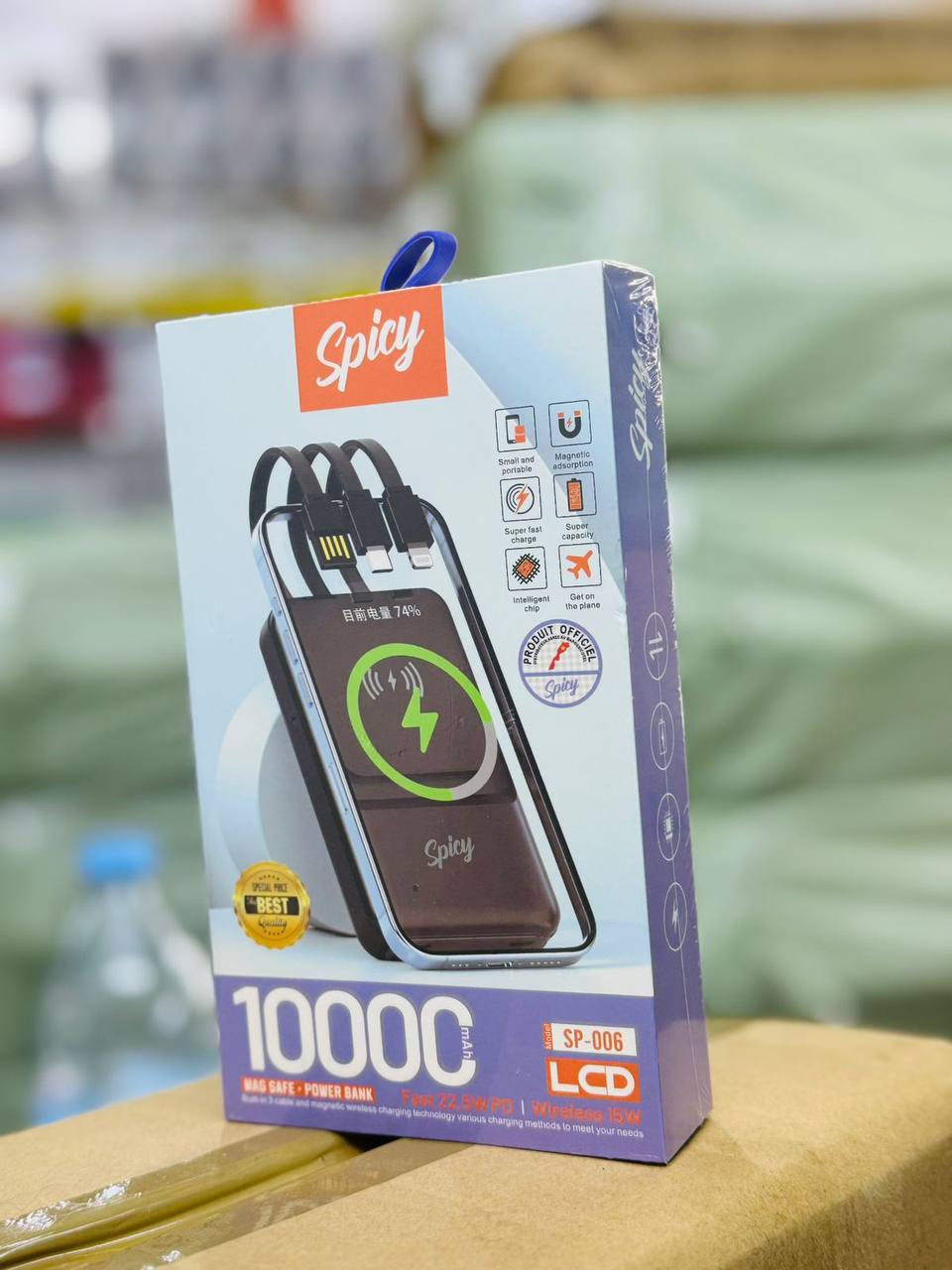 Power bank 10000MAH 22.5W SP-006 LCD