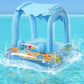 عوامة نجاة قابلة للنفخ للسباحة مع مظلة للطفل Bouée De Sauvetage Flotteur De Natation Pour Bébé Gonflable Avec Pare Soleil
