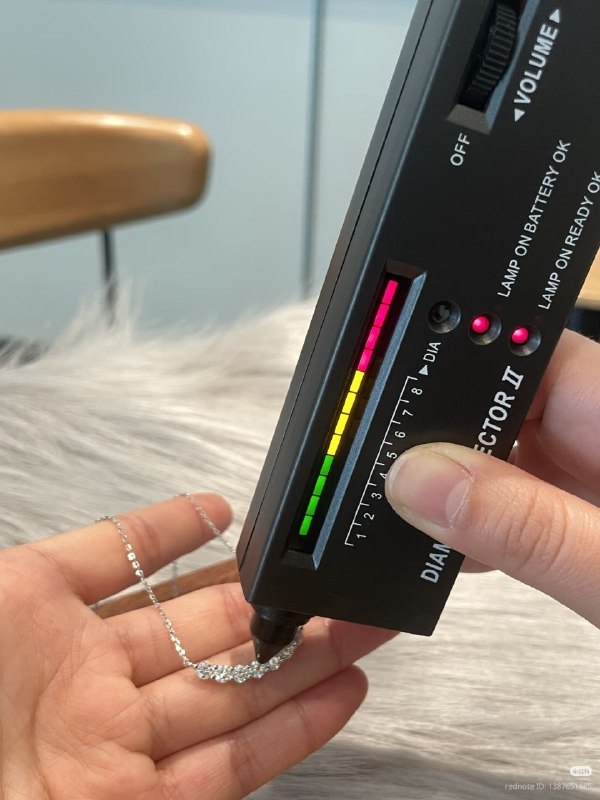 جهاز اختبار الألماس المحمول كاشف المعادن Testeur de diamant portable