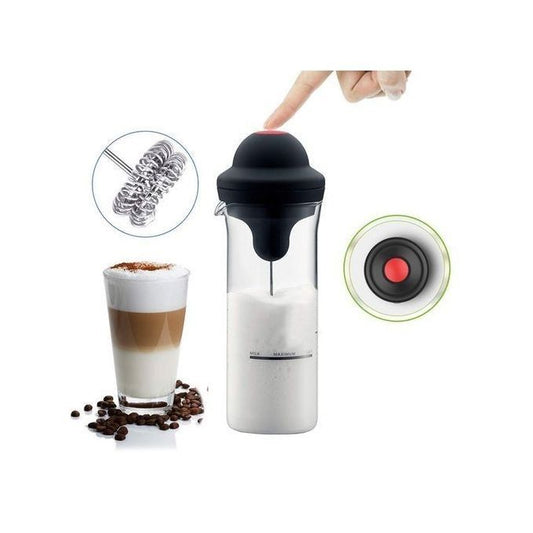 خافق حليب كهربائي MF2B milk chaker Mousseur à Lait Automatique avec Bouton de Mélange de Lait et Café
