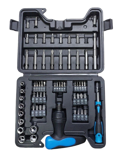 مجموعة مفكات براغي 115 قطعة Coffret  Kit de tournevis, design à cliquet réglable, compact et portable