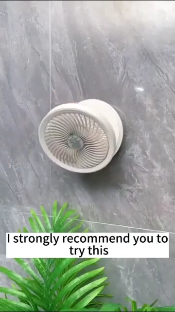 Rechargeable Wall Hanging Fan Ventilateur mural rechargeable مروحة جدارية قابلة لإعادة الشحن