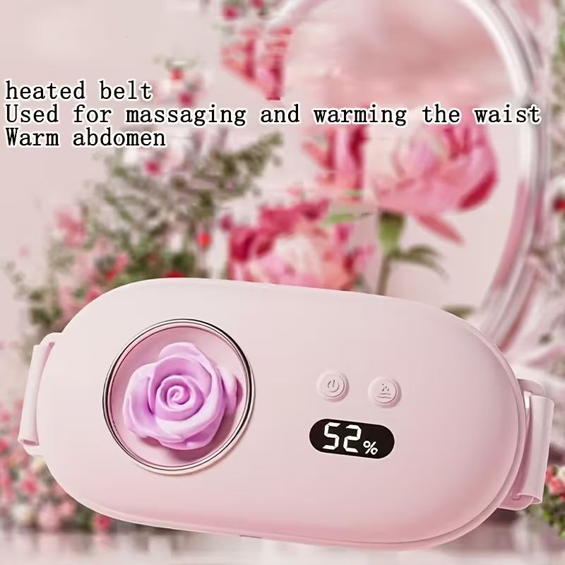 Ceinture de Massage Chauffante Portable et Rechargeable  MASSAGE HEATING BELT حزام تدليك حراري محمول وقابل لإعادة الشحن