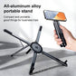 Support pliable multifonctionnel 4 en 1 pour smartphones, tablettes et ordinateurs portables حامل متعدد الوظائف قابل للطي 4 في 1 للهواتف الذكية والأجهزة اللوحية وأجهزة الكمبيوتر المحمولة