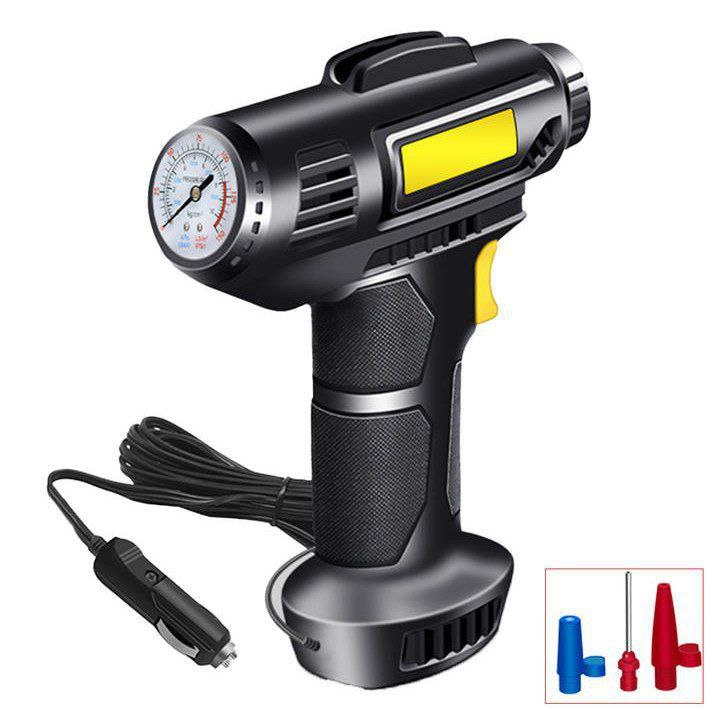 نافخة إطارات كهربائية محمولة للسيارة ، مضخة هواء Compresseur d'air portatif 120W