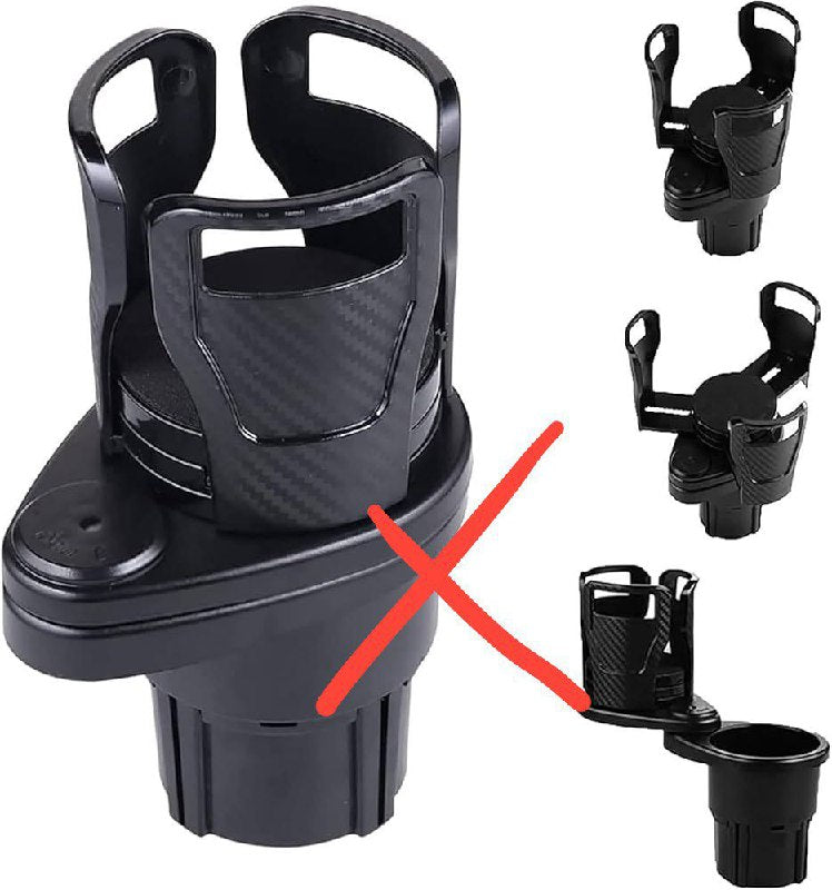 Adaptateur extensible multifonctionnel pour porte-gobelet de voiture, grande capacité
