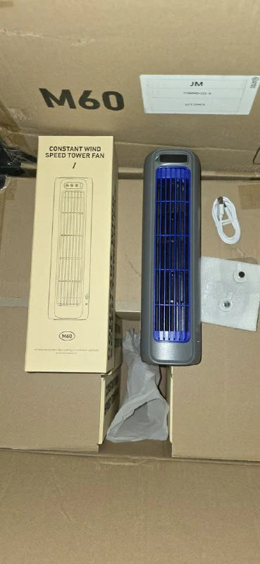 مكيف هواء بدون حفر Constant Wind Speed Tower Fan Mini climatiseur non-drilling M60