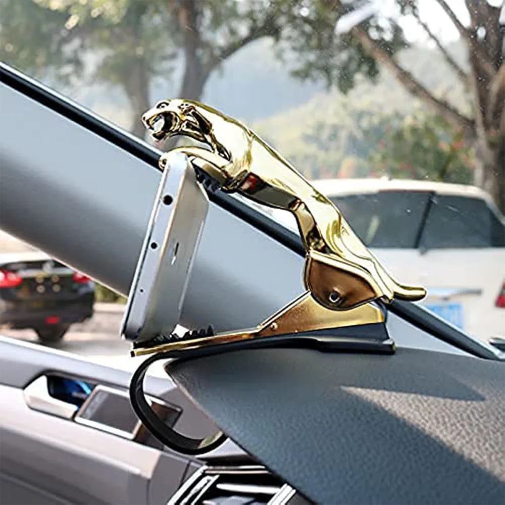 Support mobile TELEPHONE voiture en forme de jaguar حامل هاتف للسيارة على شكل نمر جاكوار