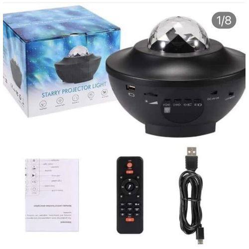جهاز عرض محيطي مريح وزخرفي مع جهاز تحكم عن بعد ومكبر صوت بلوتوث Lampe LED Galaxy