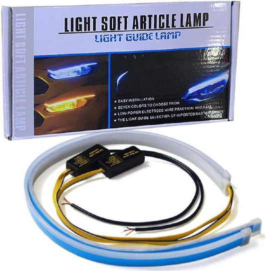 Bande Phares Led DRL Feux Diurnes Clignotants De Frein Feux Latéraux Phares Pour Auto