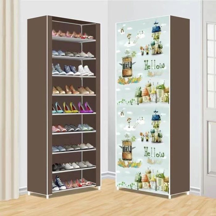 10Single row Zipper shoe cabinet