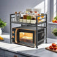 Étagère cuisine deux niveaux optimisation espace رف مطبخ بسطحين لتحسين تنظيم المساحة